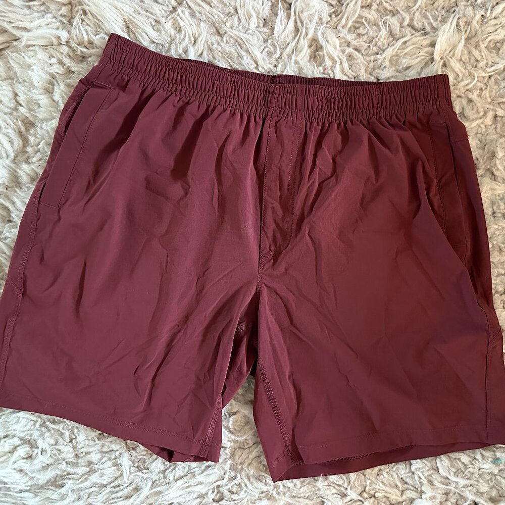 Bearbottom Atlas Shorts 7" - Large - Maroon - Unlined